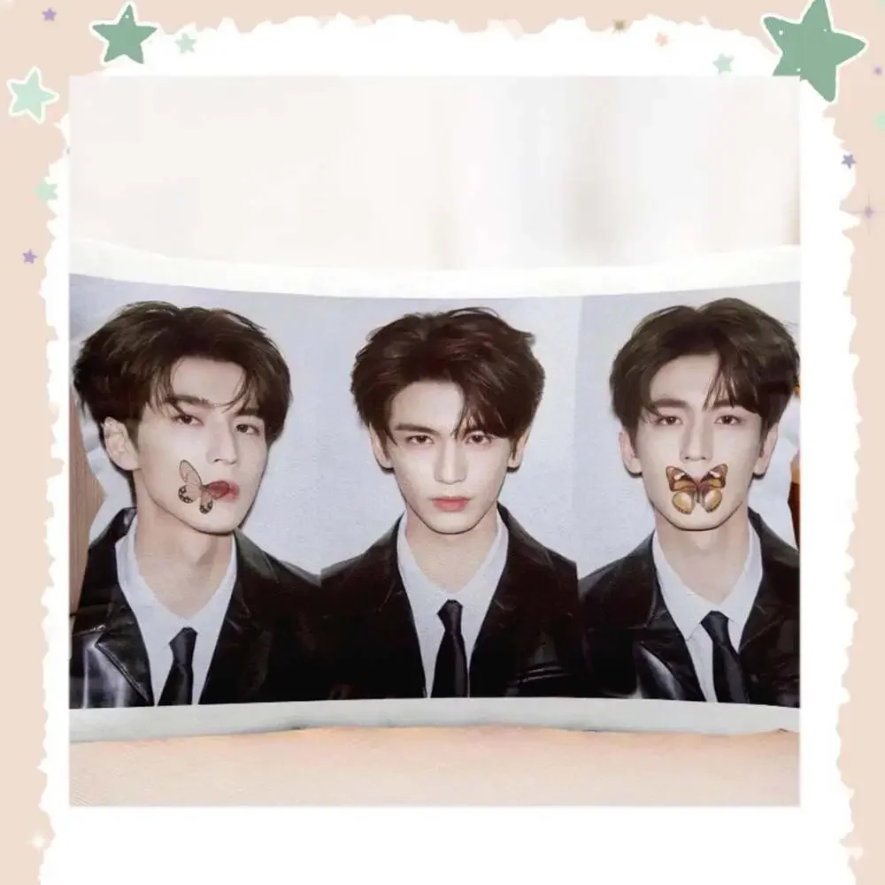 free US fast shipping Zhang Linghe Pillowcase,Star Photo Pillow Cover, Single Be